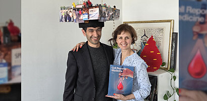 Picture of the News article congratulations to Tarek Eissa for his PhD thesis defense!